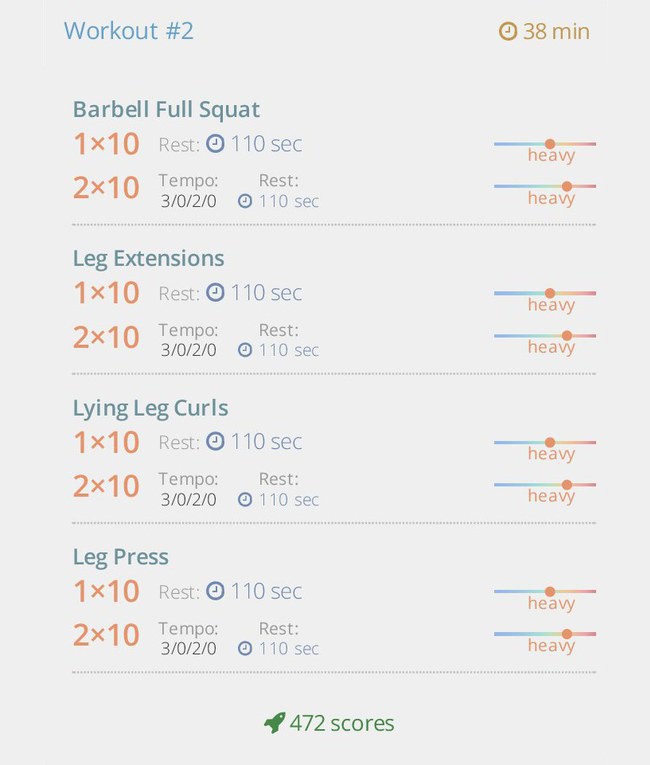 Arms and Legs (mass + strength) тренировка 2