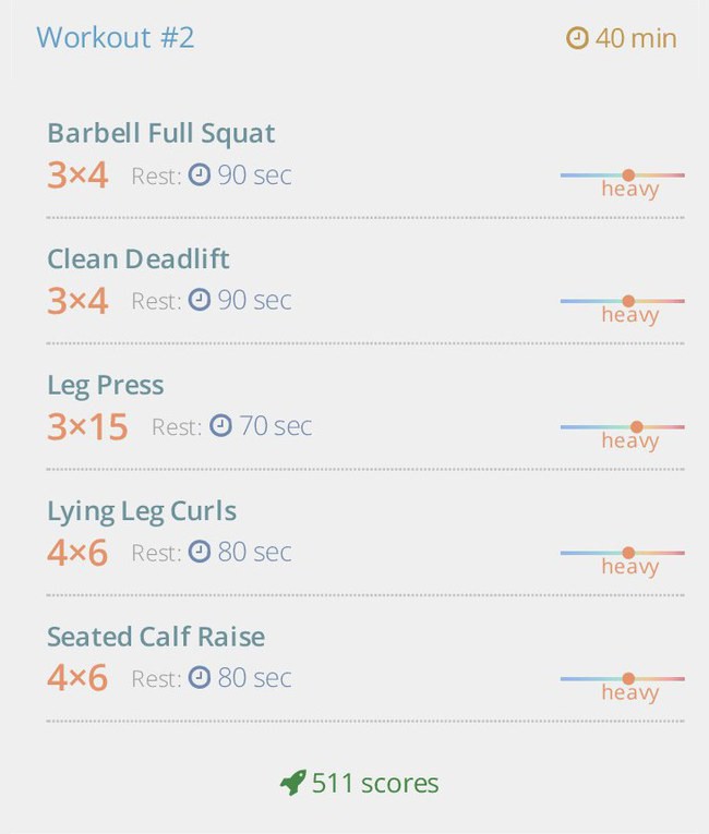 Total Split - Strength and Hypertrophy, upper / lower тренировка 2